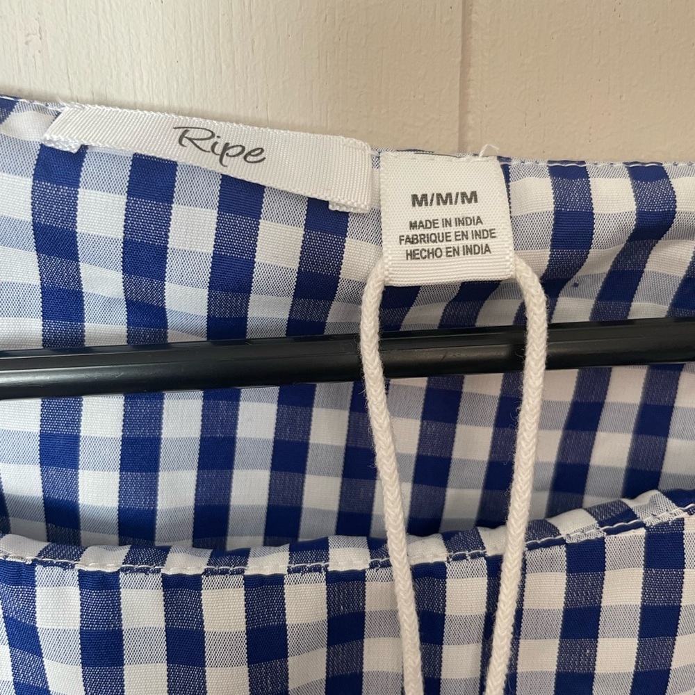 Ripe Blue Gingham Mini Dress - Picture 6 of 7